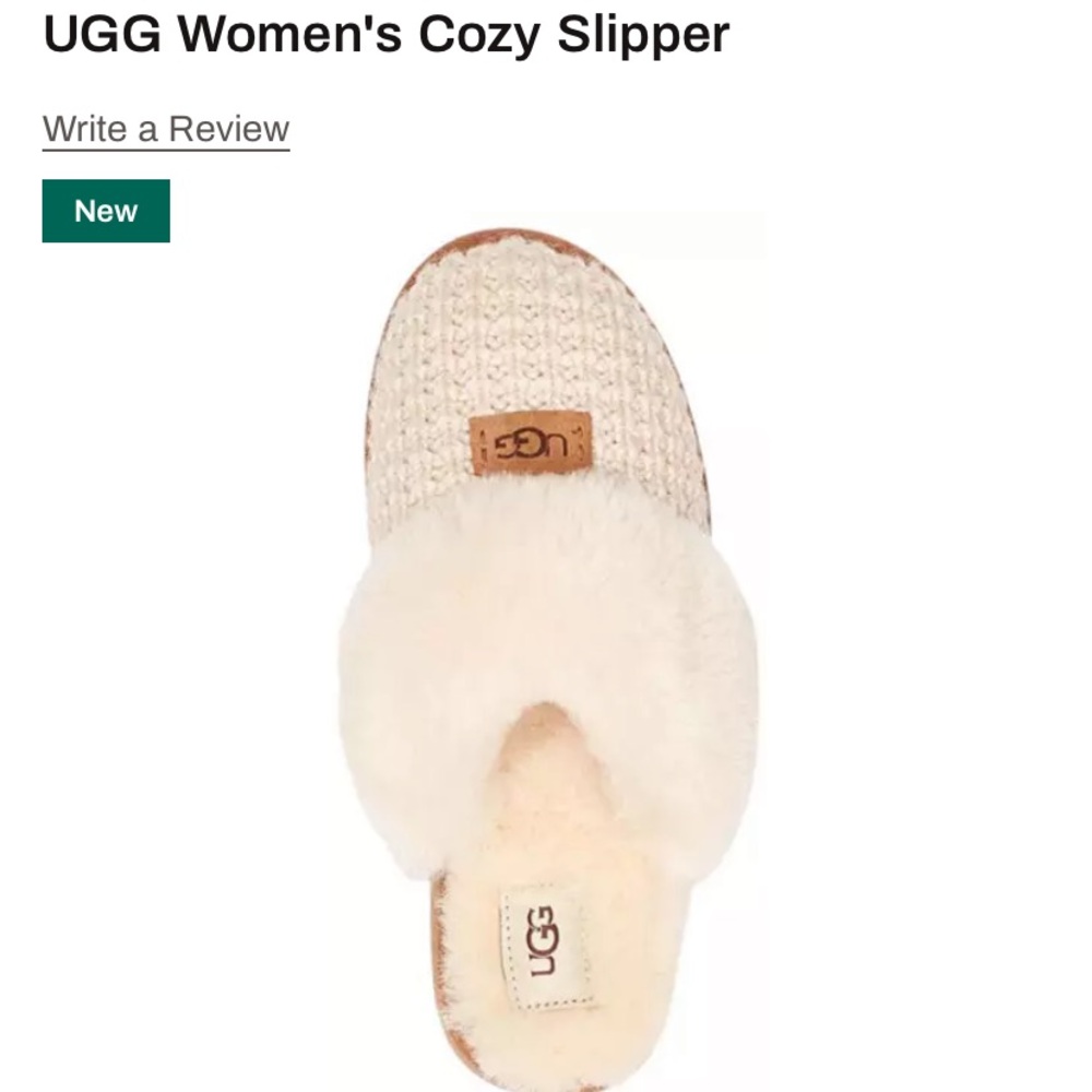 UGG Women's Cozy Slippers - Cream - Picture 2 of 11